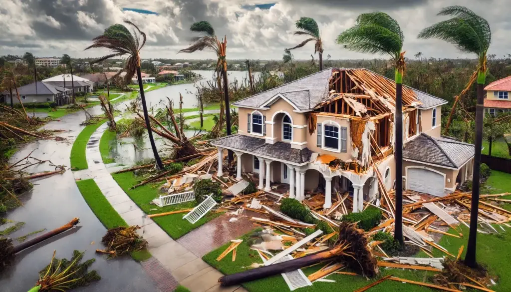 How to Handle a Severely Damaged Property After Hurricane Milton